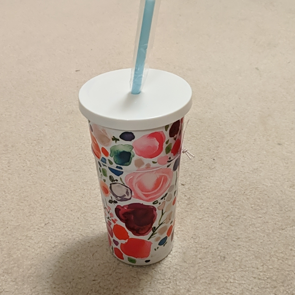 Kate Spade Floral Tumbler